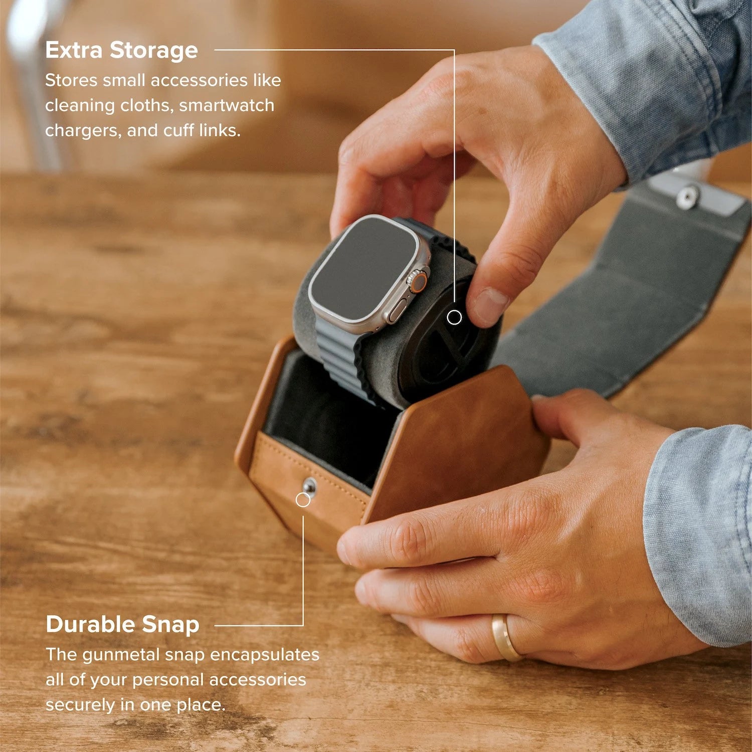 Premium Electronic Watch Travel Case