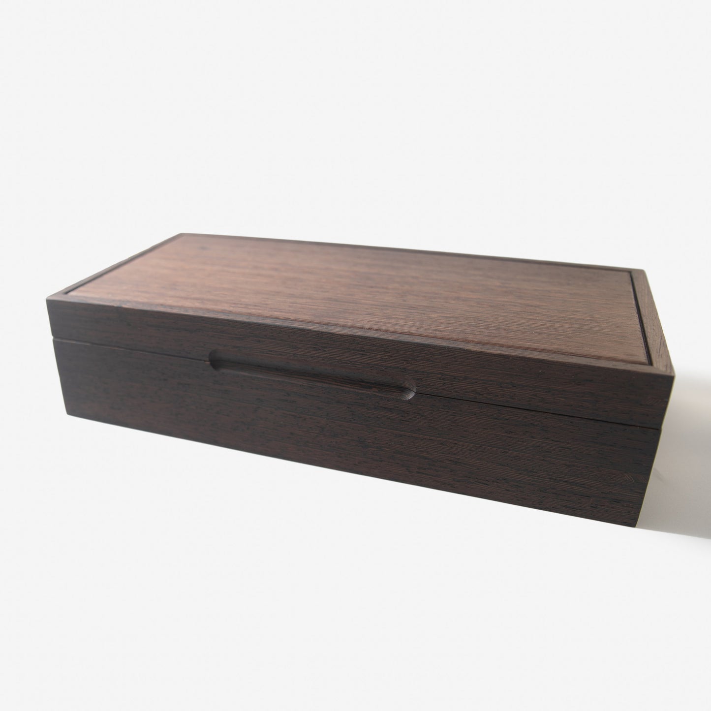 Wenge Hardwood Watch Box - 8 Watch Compartments - Soft-Pillowed Base - Personalized Gift