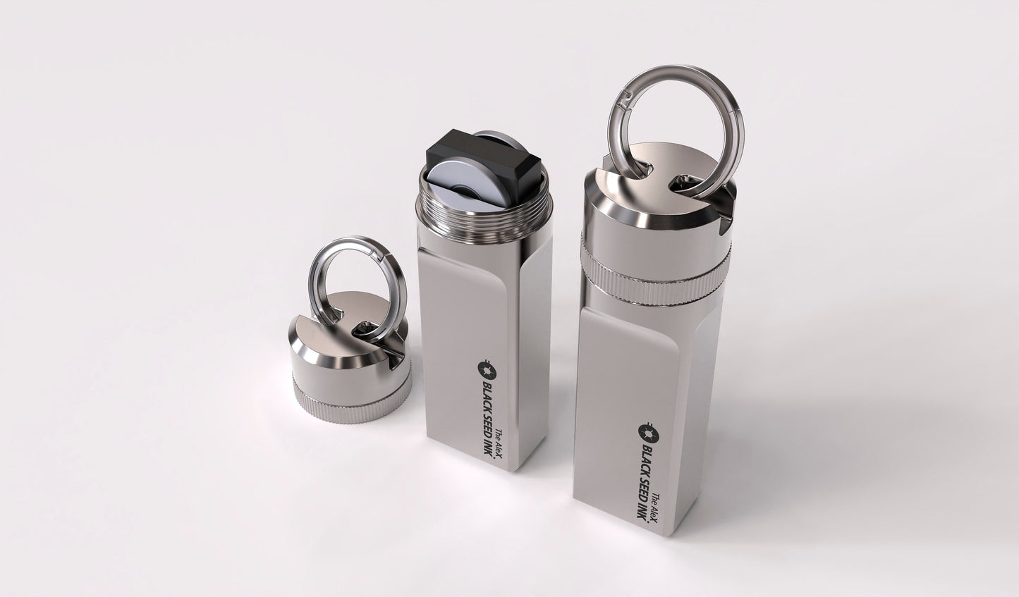 The Alex - Titanium Capsule for Ledger Nano Cold Wallets (Nano X, S, & S Plus)