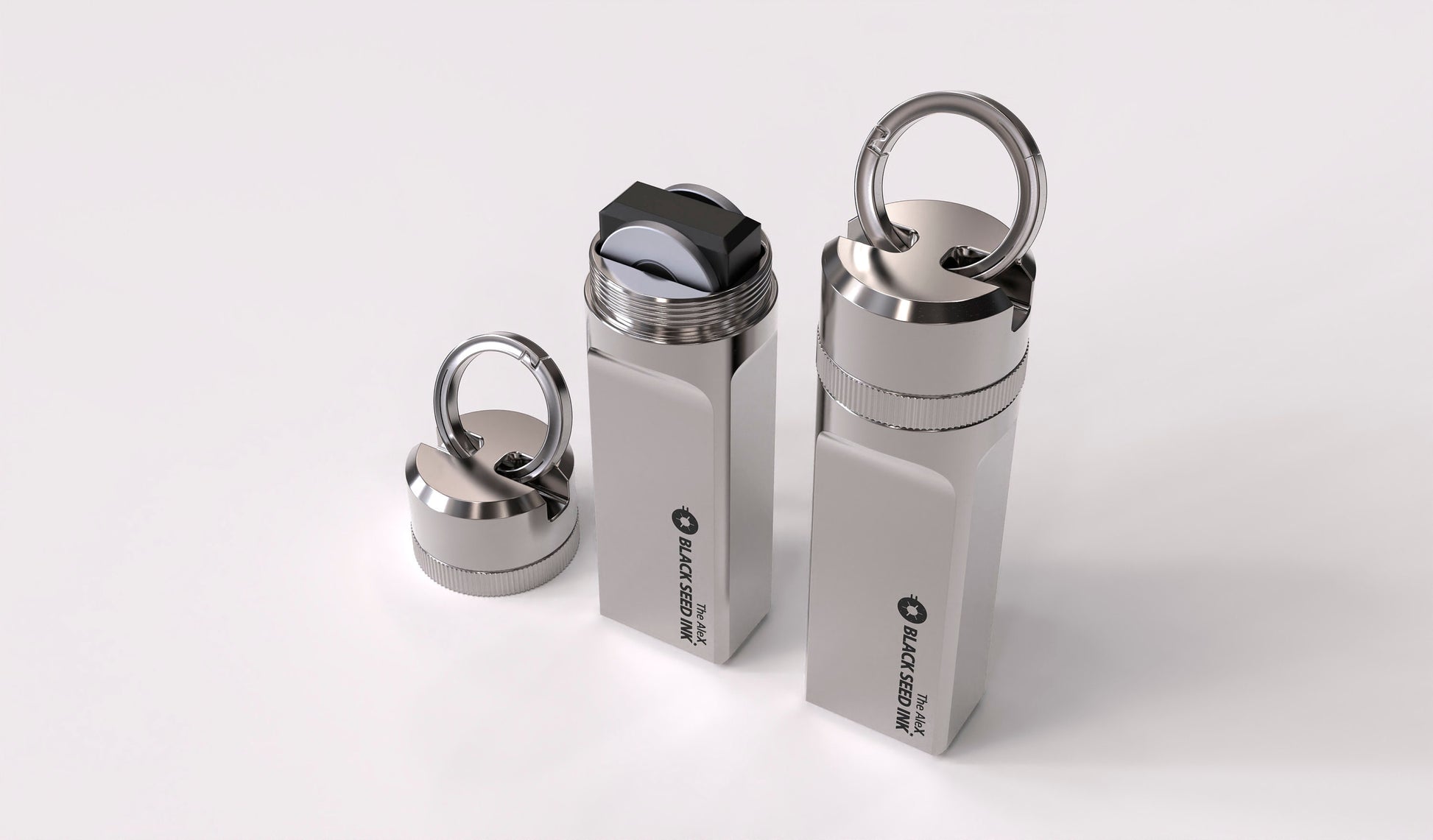 The Alex - Titanium Capsule for Ledger Nano Cold Wallets (Nano X, S, & S Plus)