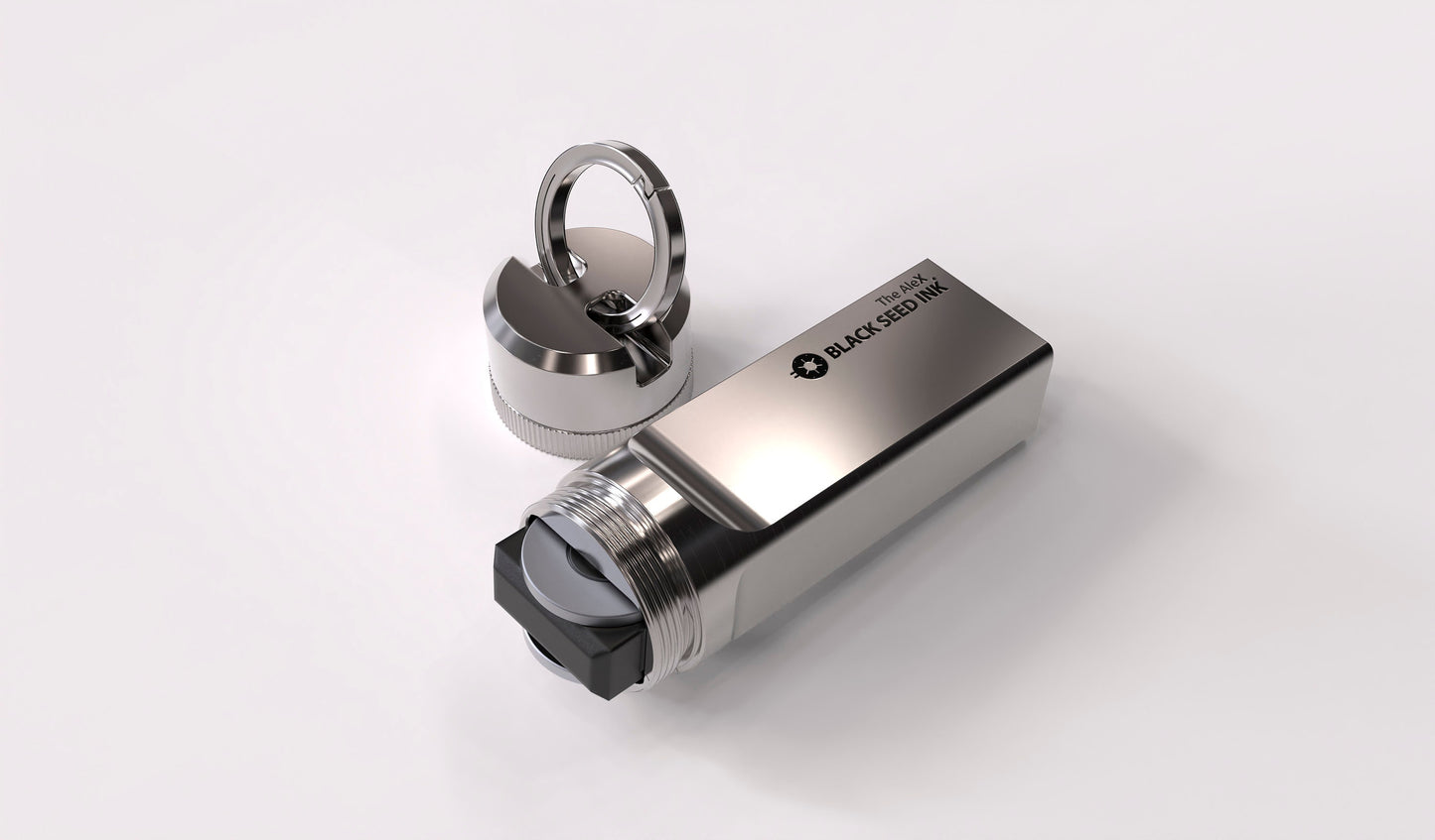 The Alex - Titanium Capsule for Ledger Nano Cold Wallets (Nano X, S, & S Plus)