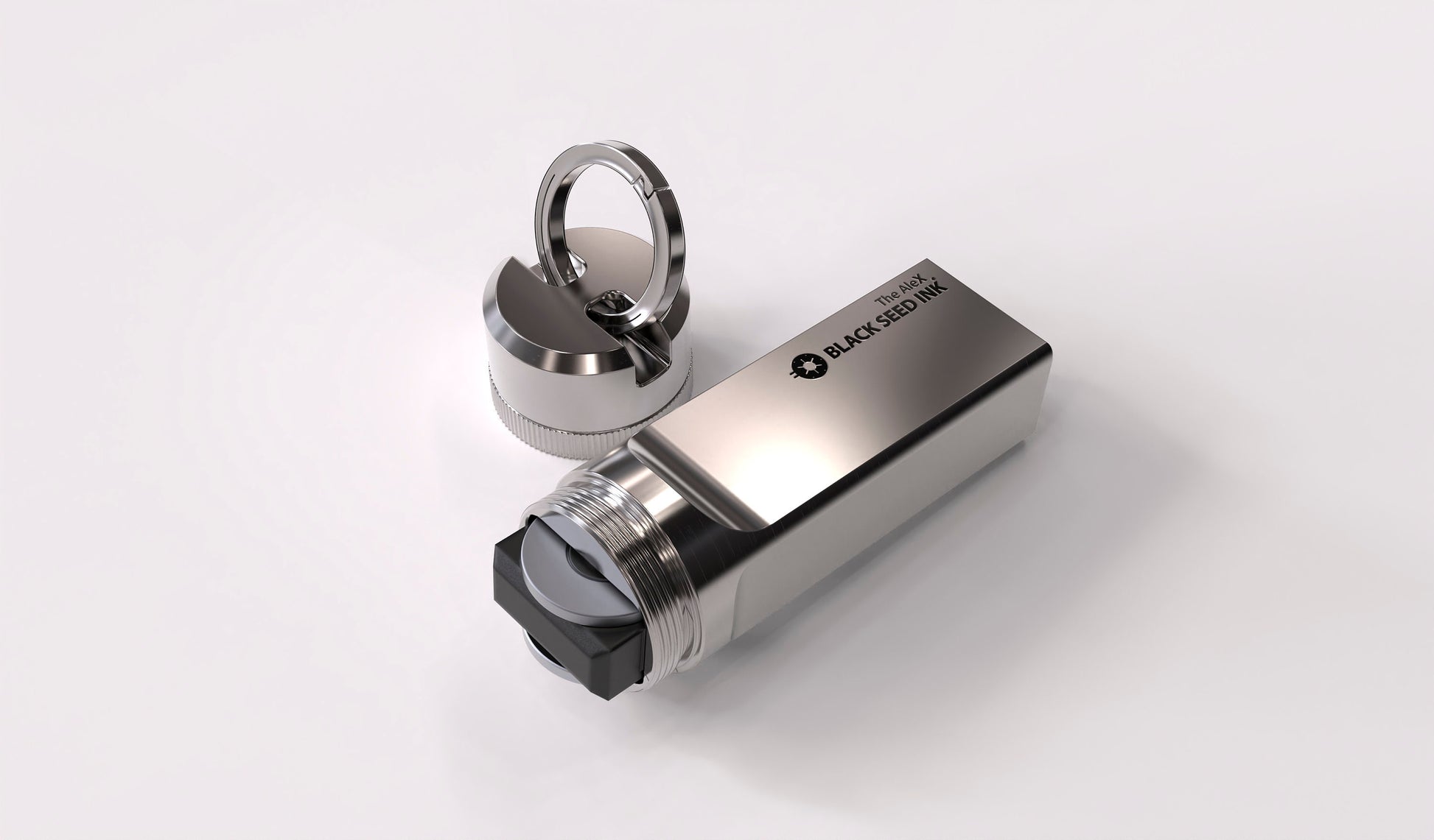 The Alex - Titanium Capsule for Ledger Nano Cold Wallets (Nano X, S, & S Plus)